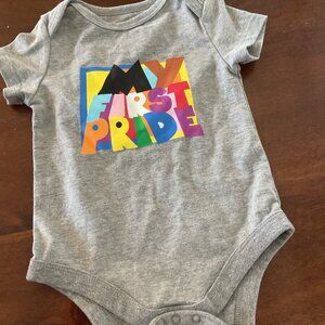 My First Pride One Piece T-shirt Baby Infant 3-6 Months